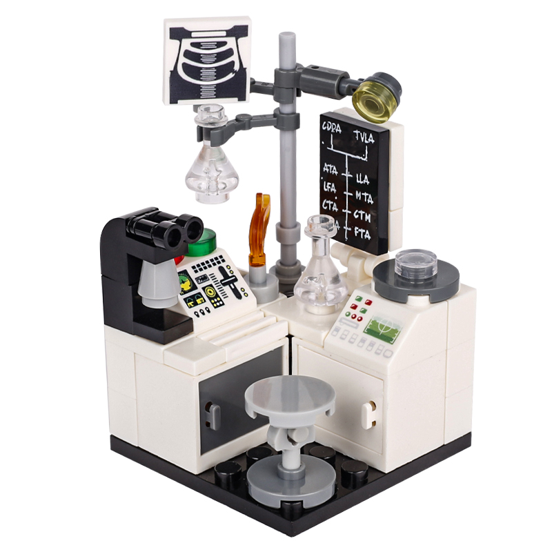 MOC City Laboratory Lab Buildi - Medical Lab Microscope 评论和价格