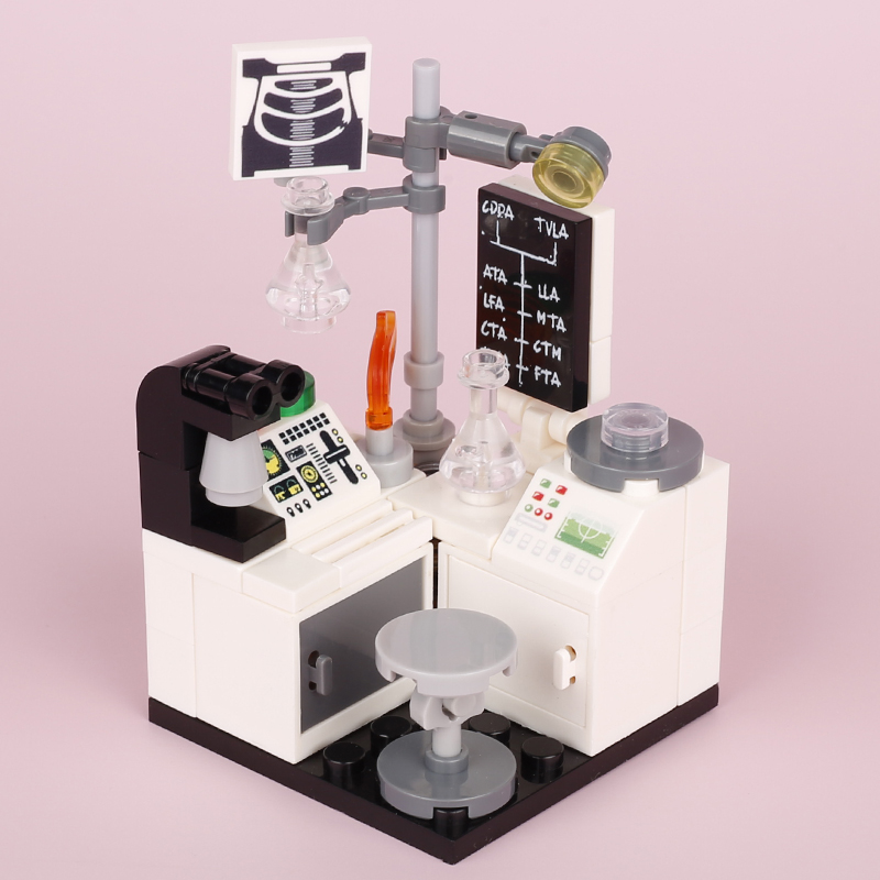 MOC City Laboratory Lab Buildi - Medical Lab Microscope 评论和价格