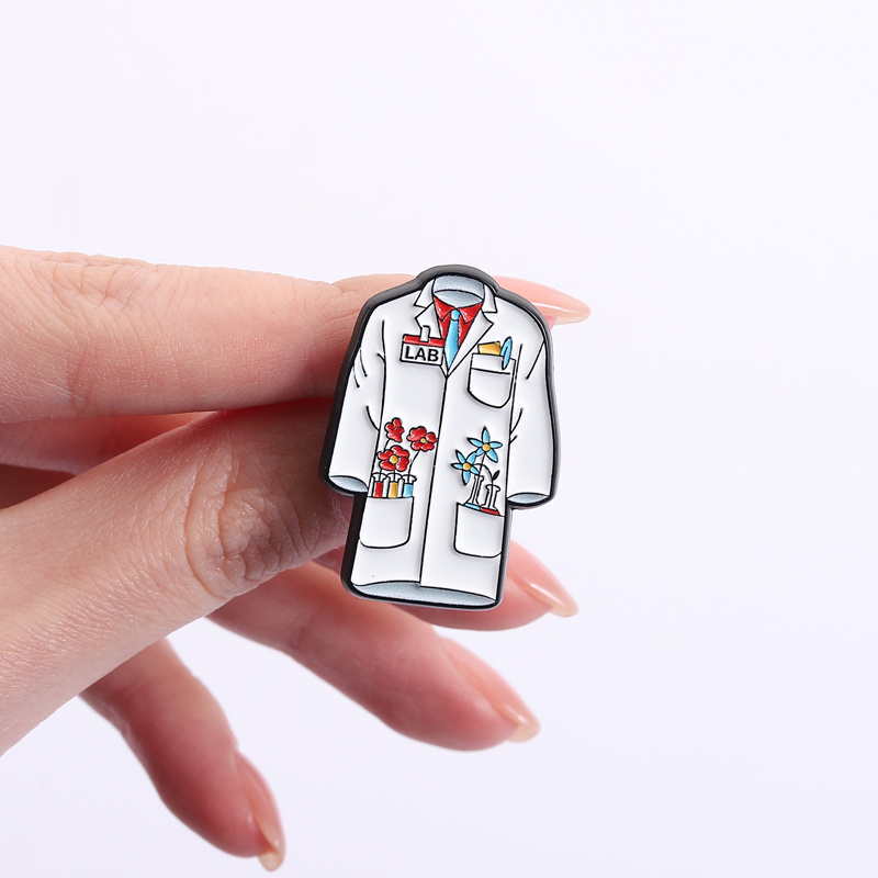 Floral Doctor Nurse Coat Ename - Medical Lab Coats 评论和价格