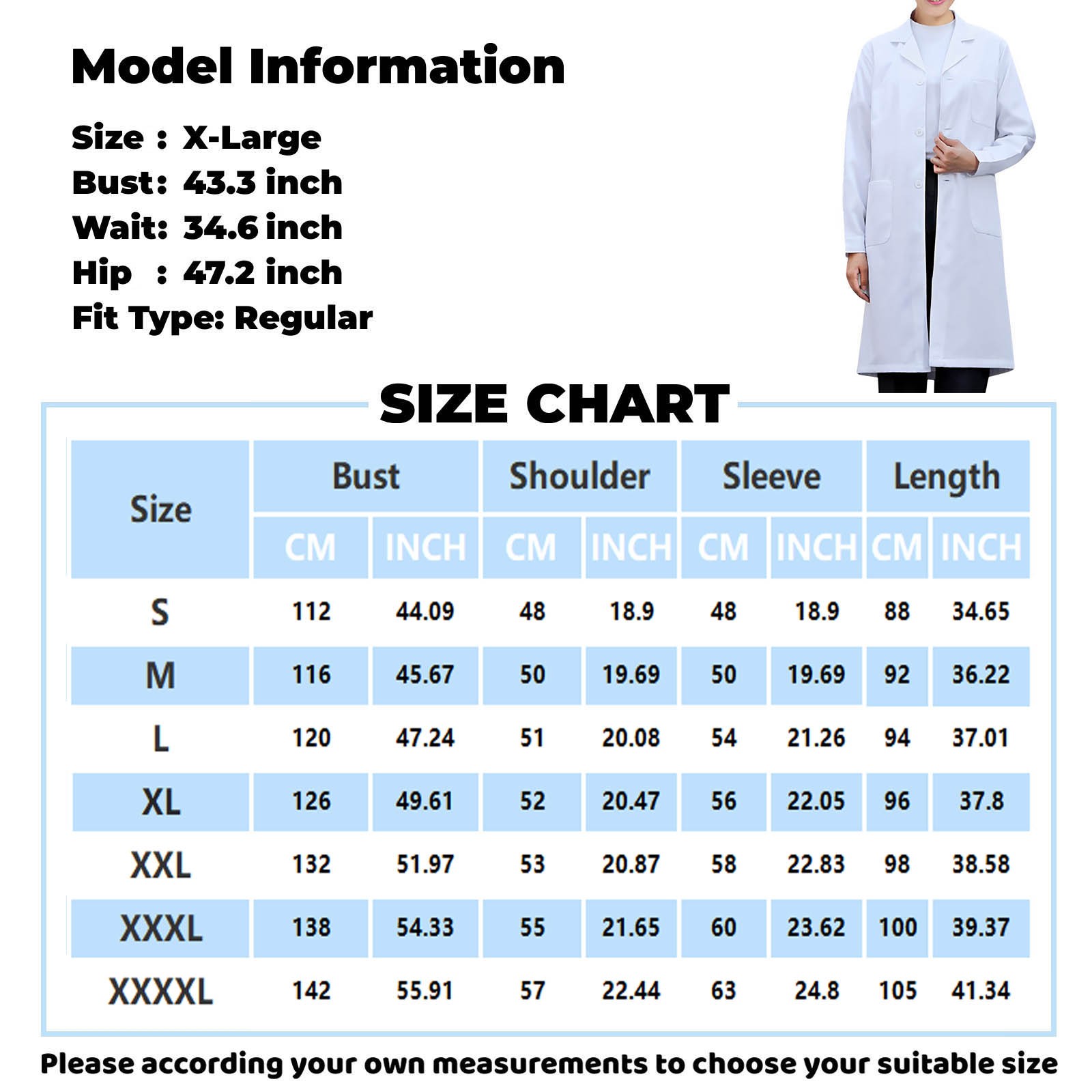 White Lab Coat For Women Men S - Medical Lab Coats 评论和价格