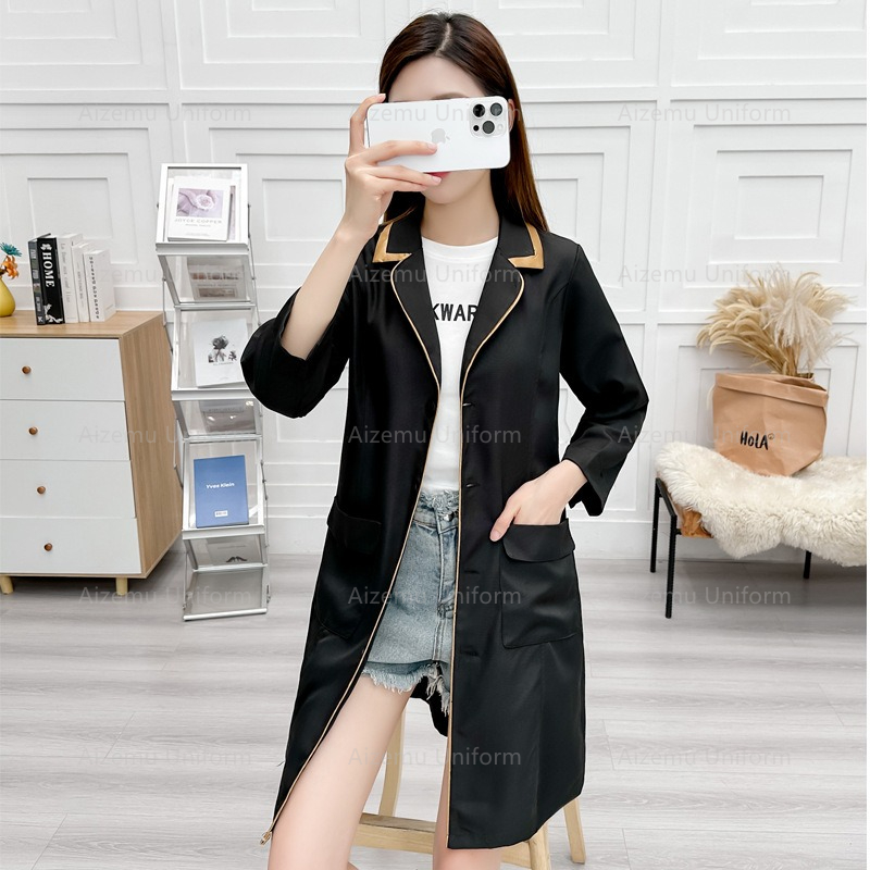 black beauty uniform with beau - Medical Lab Coats 评论和价格