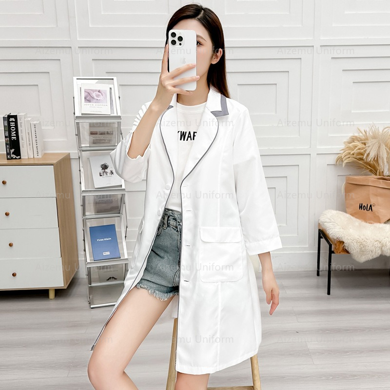 black beauty uniform with beau - Medical Lab Coats 评论和价格