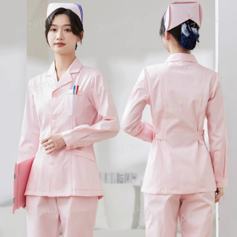 New White Long Sleeve Nurse Un - Medical Lab Coats 评论和价格