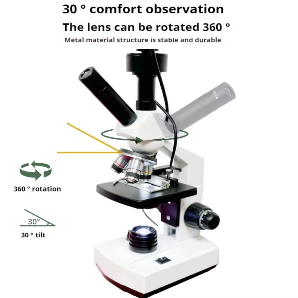 Top Selling HD Screen Digital  - Medical Lab Microscope 评论和价格