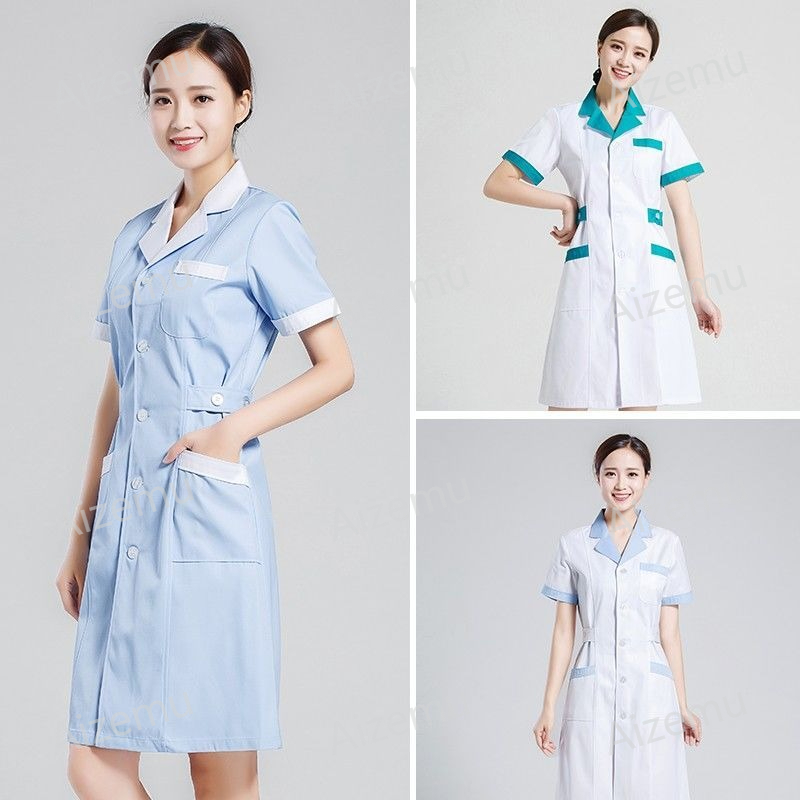 Unisex Short Sleeve Beauty Sal - Medical Lab Coats 评论和价格