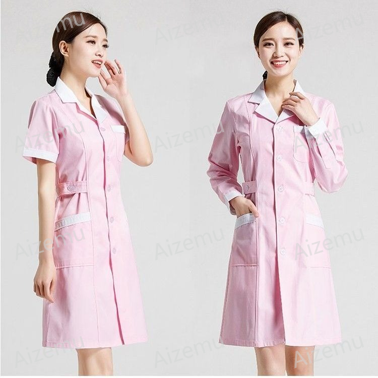 Unisex Short Sleeve Beauty Sal - Medical Lab Coats 评论和价格