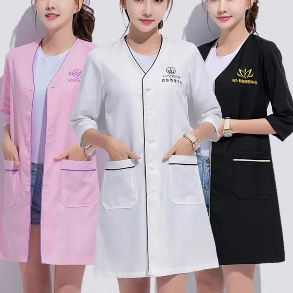 Custom Logo Beauty Uniform Bea - Medical Lab Coats 评论和价格