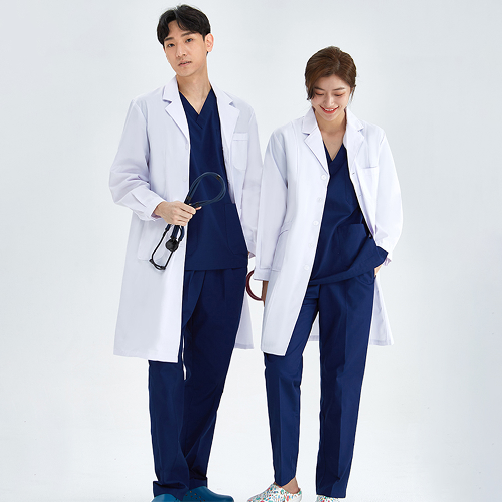 Unisex White Coat Lab Coat Hos - Medical Lab Coats 评论和价格